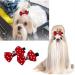 NA NA 20Pcs Dog Hair Bows Hair Clips Bow Pattern Hair Clips Set Pet Dog Cat Hairpin Pet Grooming Products Puppy Grooming Hair Accessories for Puppies Cats and Other Small Pets (Random Color) - Buy Online on GoSupps.com