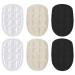 Baluue 3 Pairs Heel Cushion Pads Soft Shoe Grips Liners Foot Care Protectors for Women Men Loose Shoes
