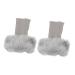Kisangel 3 pairs boot covers from fur fury boots fur socks shoe socks boot cuff cover warm shoe cover fur stumping for women Miss stockings fluffy acrylic