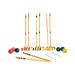 Triumph Sports Six Player Croquet Sets with 6 Wood Mallets, Balls, and Carrying Bags