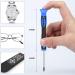 Eyeglass Repair Tool Kit LIFEGOO Glasses Precision Screwdriver Set with Compact Screw Box Includ Screws &Tweezer Eyeglass Screws Kit for Eyeglasses Sunglasses Watch Clock Repair Blue - Buy Online on GoSupps.com