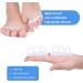 6 Pack Toe Separators & Straighteners for Bunion Relief - 3 Pairs of 3-Loop Toe Spacers for Men and Women - Yoga Toe Separator for Overlapping Toes - Buy Online on GoSupps.com