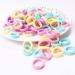 200Pcs Soft Cotton Toddler Hair Ties for Girls & Kids - Multicolor Elastic Ponytail Holders - Buy Online on GoSupps.com