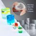 Cylinder Candle Molds - 4 Pcs Silicone Molds for Candle, Resin, Soap, Flower, Insect, Clay Crafting - Buy Online on GoSupps.com