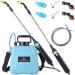 Electric Sprayer 26-36'' Extendable Garden Sprayer Plant Sprayer with 2 nozzles & 5L Water Tank Battery Powered Sparayer Watering Wand for Yard Lawn Weeds Plants Garden Sprayer With 5l Barrel - Buy Online on GoSupps.com