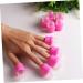 ERINGOGO Lot de 10 Protections pour Dissolvants de Vernis Ongles en Polypropyl ne Confortable Capuchons de Trempage tanches Usage Manucure et P dicure Outils R utilisables pour Soins - Buy Online on GoSupps.com