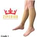 15-20 mmHg Compression Shin Calf Sleeves - No Foot Zipper Design Large-X-Large Nude - International Shipping Available - Buy Online on GoSupps.com