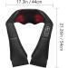Electric Shiatsu Neck Shoulder Massager with Heat for Deep Tissue Relief - Perfect Christmas Gift in Black - Buy Online on GoSupps.com
