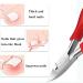 Toenail Clippers for Ingrown and Thick Nails Professional Toenail Trimmer Cutters Stainless Steel and Sharp Pointed Tip Ingrown Nail Clipper with Rubber Handle for Men Women and Seniors - Buy Online on GoSupps.com