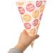 minkissy 150 Pcs Popcorn Bag Cookie Packaging Bags Gift Bags Waffle Cones Wedding Cone Bags Mini Candy Halloween Candy Bags Pink Marshmallows Pink Candy Snack Child Biscuit Paper - Buy Online on GoSupps.com