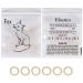RZJZGZ 500 pcs Orthodontic Elastic Bands Dental Orthodontic Elastics Latex Rubber Bands for Braces (Fox 1/4") 1/4 Inch