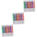 Balacoo 36 Pcs 1 Set Shadow Set Colorful Eyeliner Quick-drying Eyeliners Liquid Eyeliner Quick Dry 1 count (Pack of 1) Colorfulx3pcs