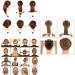 Magic Hair Bun Maker French Hairstyle Easy Snap Donut Styling DIY Bands (Black 01) - Buy Online on GoSupps.com