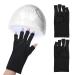 Anti UV Gel Manicure Gloves for Nail Art, Skin Care & Outdoor Protection - Black - Buy Online on GoSupps.com
