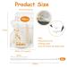 Breast Milk Storage Bags - Pre-Sterilized 250ml 40PCs Ideal for Freezing & Safe Storage - Buy Online on GoSupps.com