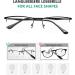 Eyekepper 4 Pack Fashion Half Rim Metal Reading Glasses for Men | Spring Hinge Computer Glasses +0.50 Strength - Buy Online on GoSupps.com
