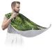 Tropical Plant Leaves Beard Bib Apron Beard Hair Catcher for Men Shaving Fathers Day Anniversary Christmas Gifts for Dad Husband Beard Bib with 2 Suction Cups