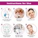 LOPHE Derma Roller 0.5mm Microneedle Derma Roller for Men and Women Professional Microneedling Derma Needling Micro Needle Roller Facial Wrinkles Hair Loss Stretch Marks Hair Regrowth Pink head + transparent handle - Buy Online on GoSupps.com