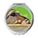 Mirror Travel Mirror Hybrid Dog Small Dog Pet Animal Head Dog Head pocket mirror portable mirror
