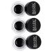 FOMIYES 3pcs Waterproof Eye Liner Pencil Eyeliner Creamy Eye Liner Gel Portable Cosmetic 1 count (Pack of 1) Blackx3pcs
