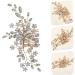 Housoutil Flower Comb Wedding Flower Hairpin Bride Hair Clip Women Crystal Hair Comb Rhinestone Hair Clips Pearl Hair Pin Pearl Hair Clip Tiara Women's Zinc Alloy Accessories Rhinestones - Buy Online on GoSupps.com