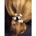 Yantu Women's Flower Hair Pins for Wedding - 20 Pcs White Bridal Hair Accessories - Buy Online on GoSupps.com