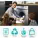 Wool Dryer Balls Tumble Dryer Balls Pack of 4 XL- Fabric Softening Handmade Reusable Organic Wool Laundry Balls Reduce Drying Time Noise Wrinkles Free with No Bad Odor White - Buy Online on GoSupps.com