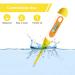 Buy Easy Home Digital Oral Thermometer for Adults & Infants | Basal Body Temperature Thermometer with Fever Alarm - EMT-021 Yellow - Buy Online on GoSupps.com