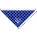 Blue Checkered Dog Bandana - Buffalo Plaid Pet Scarf for Baby Announcement & Gift | Small Medium Large - Buy Online on GoSupps.com