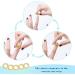 25 Finger Massage Rings & 2 Magnetic Acupressure Balls - Stress Relief & Sensory Therapy in 5 Colors - Buy Online on GoSupps.com