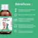 NEO PEQUES - Inmuno+ - Sirop pour Renforcer les D fenses des Enfants - Compl ment Alimentaire pour Enfants avec Reishi Acerola Vitamine C et Zinc - Saveur Fruits - 150 ml - Buy Online on GoSupps.com