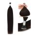 Nano Ring Tip Hair Extensions Real Human Hair Nano Beads 50g Remy Hair Extensions (16 Inch #2 Dark Brown)