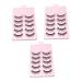 15 Pairs Fake Eyelashes Lash Extensions Makeup Extensions Lashes False Eyelash Reusable Natural Makeup Eyelash False Eyelashes Women Fake Lash Fluffy Extend Miss Fiber