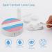 Transgender Flag Contact Lens Case - Portable Round Travel Kit with Mirror for Daily Use - Buy Online on GoSupps.com