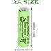 8 Packs Solar Lights AA Batteries - 300mAh 1.2V Ni-MH Rechargeable for Outdoor String & Pathway Lights - Buy Online on GoSupps.com