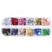 Color Nail Art Foil Pailette Chip Foil Flake Nail Line Strips Glitter Decal Stickers for Women Diy Design Fingers Decor