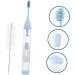 Homsfou 4-Piece Toothbrush Gift Set | Ortho Clean Toothbrush Mini Clamp & Dental Floss - Blue - Buy Online on GoSupps.com