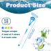 12pcs Tongue Scraper Set - Plastic Tongue Cleaner with Triple Scraping Blades for Oral Health and Fresh Breath - Buy Online on GoSupps.com