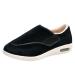 Winter Fleece Orthopedic Diabetic Walking Shoes for Women Wide Width Diabetic Sneakers Adjustable Edema Shoes for Arthritis Swollen Feet (Color : Black 2 Size : 12)