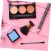 SOESFOUFU 30pcs Double Ended Eyeshadow Brush Makeup Blending Sponge Blush Stick Eye Makeup Wooden Handle Black - Buy Online on GoSupps.com