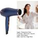 Ionic Hair Care Hair Dryer 800W High Power Professional Salon Grade Styling with Multifunctional Settings for Safety (White) US Plug 110V White - Buy Online on GoSupps.com