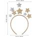 FRCOLOR Star Headband Christmas Star Hairband Gillter Star Hair Hoop Happy New Year Headband Xmas Stars Hair Accessories for Holiday Birthday Party - Buy Online on GoSupps.com