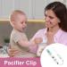 Buy Pacifier Holder Clip - Anti-Drop Teething Strap Fits Most Pacifiers | A04 - Buy Online on GoSupps.com