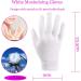 100% Cotton Eczema Gloves - 6 Pairs for Moisturizing & Bedtime, White Premium Quality for Dry & Sensitive Skin - Spa Therapy Treatment - Buy Online on GoSupps.com