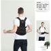 Back Correction Belt Women Men Shoulder Spine Posture Orthotic Back Support Belt Protective Adjustable Pain Relief Elastic Lumbar Support Trainer Black X Black X - Buy Online on GoSupps.com