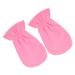 Beaupretty 1 Pair Exfoliating Hand Mask Dry Hands Lotion White Cotton Gloves Dry Skin Gloves Mositurizing Glove Moisturizing Gloves Spa Glove Pink Hand Cream Polyester Insulation