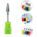 Ipetboom Nail Polisher Metal Drill Bit Electric Nail File Wig Caps for Women Nail Drill Tips Replacement Nail Bits Multi-functional Nail Bits Drill Nail Women's Tungsten Steel Alloy Manual 7x1.3cm As Shown 3 - Buy Online on GoSupps.com