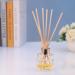 4-Piece Glass Diffuser Bottles Set | Diamond Design with 100 Rattan Sticks | Essential Oil Container for Room Fragrance - Buy Online on GoSupps.com