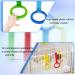 4 PCS Plastic Baby Crib Pull Rings - Kids Walking Assistant Stand Up Rings in 4 Colors for Infant Toddler Practice Tool - Buy Online on GoSupps.com