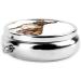 French Bulldog Mini Round Pill Box - 3 Compartment Portable Pill Organizer for Travel Home & Office - Buy Online on GoSupps.com